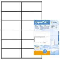 Herma Labels white 105x48 SuperPrint 6000 pcs. (4417)